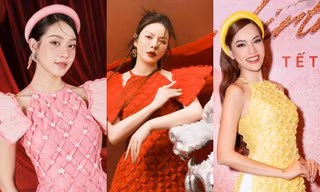 Mẫu áo dài được các nàng hậu Việt chuộng nhất mùa Tết Giáp Thìn