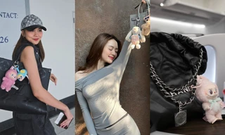 Các chị đẹp showbiz dạo này mê mẩn thú bông, đi đâu cũng mang theo