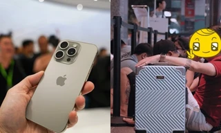 Nhiều người Việt xếp hàng thâu đêm chờ mua iPhone 15 ở Singapore