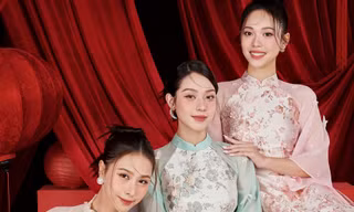 Ngắm các nàng hậu Việt khoe vẻ yêu kiều trong tà áo dài đón Tết Giáp Thìn
