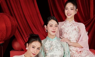 Ngắm các nàng hậu Việt khoe vẻ yêu kiều trong tà áo dài đón Tết Giáp Thìn