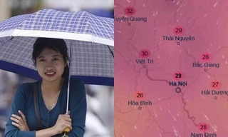 Sau mưa dông, Hà Nội lại đón đợt gió Đông Bắc giúp trời mát mẻ