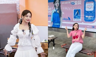 Hậu Đạp Gió 2023, trang phục của Chi Pu ngày càng ngọt ngào nữ tính