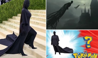 Đại hội ảnh chế Met Gala 2021: Kim Kardashian mang trend "bóng đêm" phủ sóng mạng xã hội