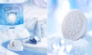 Xoay bánh, nếm kem, chấm sữa và đóng băng cả thế giới với Oreo phiên bản bông tuyết Frozen