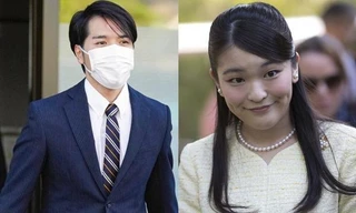 Bị phê bình vì buộc tóc đuôi ngựa, người yêu của Công chúa Mako đã cắt tóc khi đến nhà cô