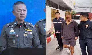 Nghi phạm cầm đầu các nhóm lừa đảo qua điện thoại bị cảnh sát bắt ở Bangkok