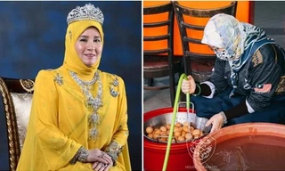 Người dân Malaysia gặp khó khăn do lũ lụt: Hoàng hậu tự tay nấu 1.000 hộp thức ăn để tặng