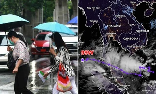 Áp thấp ở Biển Đông di chuyển khác dự báo: Đi hàng ngàn km sang Ấn Độ Dương