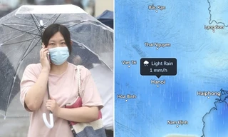 Có gió Đông Bắc nhưng không đáng kể, Hà Nội mưa ẩm cả hai ngày cuối tuần