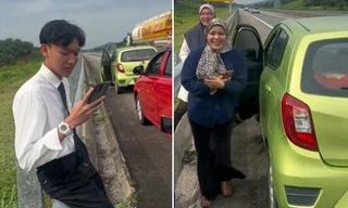 Chở con trai đi làm thủ tục vào đại học nhưng một gia đình lại bỏ quên con giữa đường