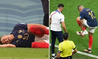 Tại sao Kylian Mbappe đang đá thì phải đổi một chiếc giày trong trận Bán kết với Morocco?