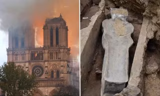 Những bí ẩn "lạnh người" được tìm thấy bên dưới Nhà thờ Đức Bà (Paris) khi đang sửa chữa