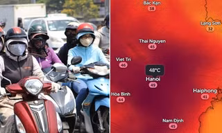 Nắng nóng mở rộng ở miền Bắc, nhiệt độ Hà Nội có thể lên đến 49 độ C vào ngày mai