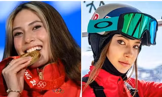 Nữ VĐV của Trung Quốc vừa giành HCV ở Olympic Mùa Đông: 18 tuổi mà ăn nói cực kỳ khéo léo