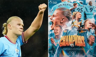 Lời khuyên gồm 9 từ của Erling Haaland sau khi Manchester City vô địch sớm Ngoại hạng Anh