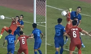 Cầu thủ ĐT Thái Lan làm Tiến Linh ngã trong khu vực 16m50, theo luật thì có penalty không?