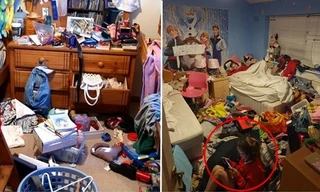 Cô bé 8 tuổi vô địch cuộc thi “Phòng ngủ bừa bãi nhất” ở Anh, 2 “á khôi” cũng không vừa