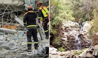 Ngọn thác cạn khô ở Thái Lan bỗng có nước chảy sau động đất, lý do có thể là gì?