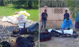 Người đi đường ở Malaysia hoảng hồn khi có người lao từ trên trời xuống đất, lý do là gì?