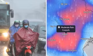 Gió Đông Bắc có thể về sớm hơn dự báo, Hà Nội sẽ mưa và giảm gần 10 độ C