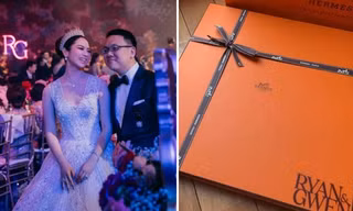 Đám cưới "con nhà người ta": Khách không phải mừng, còn được tặng hàng hiệu mang về