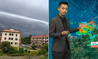 Bầu trời như bị tách làm đôi khiến người dân sợ không dám ra đường, báo hiệu điều gì?