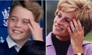Vô tình chụp được ảnh Hoàng tử George trông giống Công nương Diana đến ngỡ ngàng