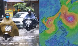 Bão Kong-rey đã hình thành sau bão Trami, có thể xảy ra "điệu vũ của 2 cơn bão"?