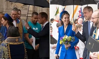 Cử chỉ ngọt ngào của Hoàng tử William đối với Công nương Kate khiến các fan “tan chảy”