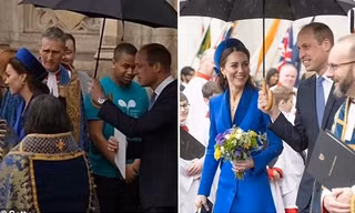 Cử chỉ ngọt ngào của Hoàng tử William đối với Công nương Kate khiến các fan “tan chảy”