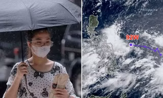 Vùng áp thấp gần Philippines tăng khả năng thành cơn bão đầu tiên của năm nay