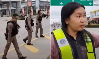 Cảnh sát Thái Lan được báo có "người cầm vũ khí", đến nơi không nhịn được cười