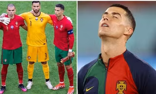 Tại sao Cristiano Ronaldo hay đứng xoay nghiêng người khi hát quốc ca trước trận đấu?