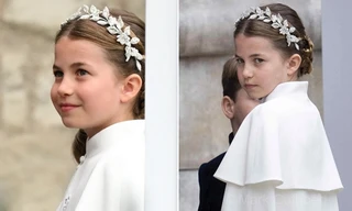 Công chúa Charlotte xinh như thiên thần tại Lễ Đăng Quang của Vua Charles III