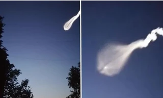 Vật thể bí ẩn hình con sứa bay vào bầu khí quyển của Trái Đất khiến nhiều người lo lắng