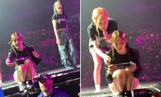 Lisa BLACKPINK “giao lưu” kiểu gì với fan khi đang biểu diễn mà ai cũng buồn cười?