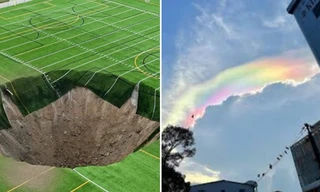 Hiện tượng trên bầu trời Việt Nam đứng số 1 trong Top hình ảnh thời tiết lạ 2024