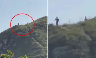 Video hai “sinh vật bí ẩn” giống người nhưng cao 3 mét, chưa ai giải thích được