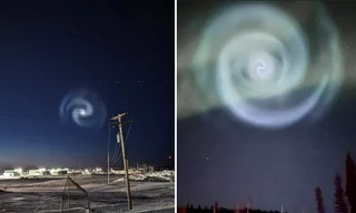 Xoáy ốc bí ẩn xuất hiện trên bầu trời khiến nhiều người ngỡ ngàng, đó là hiện tượng gì?
