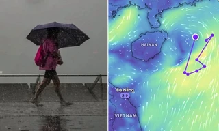 Áp thấp nhiệt đới trên Biển Đông mạnh lên và đổi hướng, dự báo thành bão số 1 