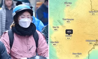 Miền Bắc vẫn có không khí lạnh tăng cường, bao giờ Hà Nội hết hanh khô nứt nẻ?