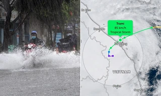 Bão số 6 Trami thay đổi liên tục, có thể đi sâu vào đất liền và không vòng ra biển