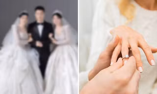 Trung Quốc: Chú rể gửi thiệp cưới có 2 cô dâu gây tranh cãi, sự thật gây bất ngờ