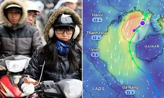 Bão số 5 (bão Sanba) thách thức các dự báo, kết hợp với không khí lạnh từ phía Bắc