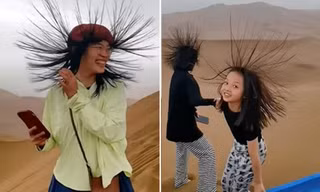 Du khách thấy điện thoại kêu khác thường và tóc dựng ngược khi ở sa mạc, lý do là gì?
