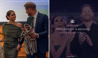 Vợ chồng Hoàng tử Harry - Meghan gây tranh cãi khi dùng lại phù hiệu Hoàng gia
