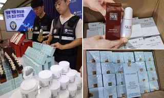 Bắt nhóm phân phối mỹ phẩm giả ra nước ngoài ở Hàn Quốc: Toàn sản phẩm nổi tiếng