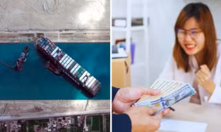 Công ty Evergreen có tàu từng mắc kẹt lại thưởng Tết khủng, khó ai vượt được