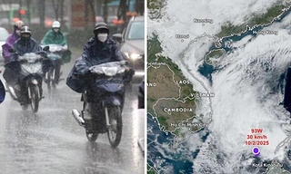 Một áp thấp xuất hiện ở Biển Đông, ảnh hưởng thế nào đến thời tiết nước ta?